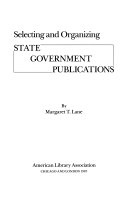 Selecting and organizing state government publications /