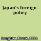 Japan's foreign policy
