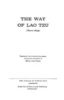 The way of Lao Tzu (Tao-tê ching) /