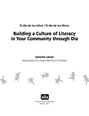 El día de los niños/El día de los libros : building a culture of literacy in your community through Día /