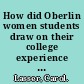 How did Oberlin women students draw on their college experience to participate in antebellum social movements, 1831-1861?