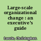 Large-scale organizational change : an executive's guide /