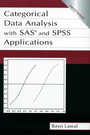 Categorical data analysis with SAS and SPSS applications /