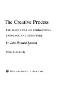 Film: the creative process ; the search for an audio-visual language and structure /