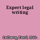 Expert legal writing