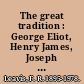 The great tradition : George Eliot, Henry James, Joseph Conrad /