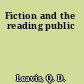 Fiction and the reading public