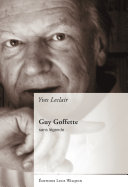 Guy Goffette : sans légende /