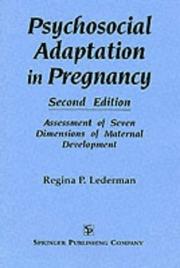 Psychosocial adaptation in pregnancy : assessment of seven dimensions of maternal development /