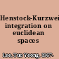 Henstock-Kurzweil integration on euclidean spaces