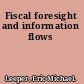 Fiscal foresight and information flows