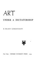 Art under a dictatorship.