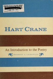 Hart Crane : an introduction to the poetry /