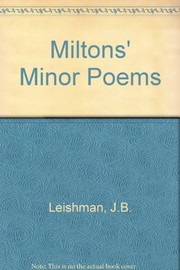 Milton's minor poems /