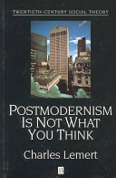 Postmodernism is not what you think /