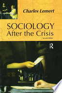 Sociology after the crisis /