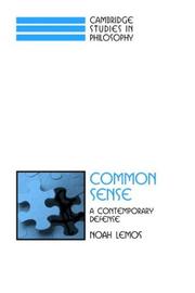 Common sense : a contemporary defense /