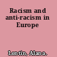 Racism and anti-racism in Europe