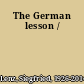 The German lesson /