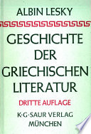 Geschichte der griechischen literatur /