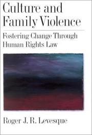 Culture and family violence : fostering change through human rights law /