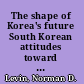 The shape of Korea's future South Korean attitudes toward unification and long-term security issues /