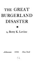 The great Burgerland disaster /