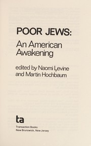 Poor Jews : an American awakening /