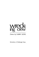 Wrecking crew  : poems /