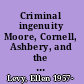 Criminal ingenuity Moore, Cornell, Ashbery, and the struggle between the arts /