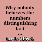 Why nobody believes the numbers distinguishing fact from fiction in population health management /