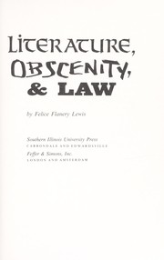 Literature, obscenity, & law /