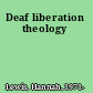 Deaf liberation theology