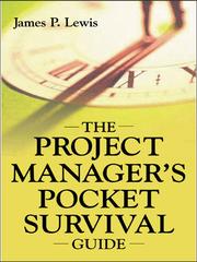 The project manager's pocket survival guide /