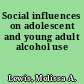 Social influences on adolescent and young adult alcohol use