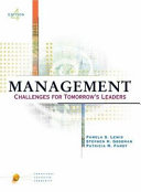 Management : challenges for tomorrow's leaders /