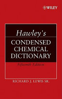 Hawley's condensed chemical dictionary.