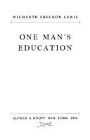 One man's education /