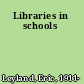 Libraries in schools