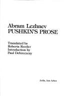 Pushkin's prose /