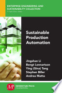 Sustainable production automation /