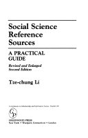 Social science reference sources : a practical guide /