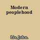 Modern peoplehood