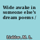 Wide awake in someone else's dream poems /