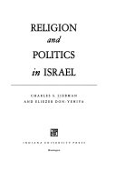 Religion and politics in Israel /