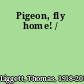 Pigeon, fly home! /