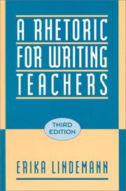 A rhetoric for writing teachers /