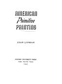 American primitive painting /