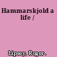 Hammarskjold a life /