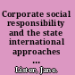 Corporate social responsibility and the state international approaches to forest co-regulation /